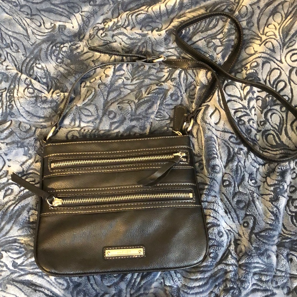 Black crossbody purse